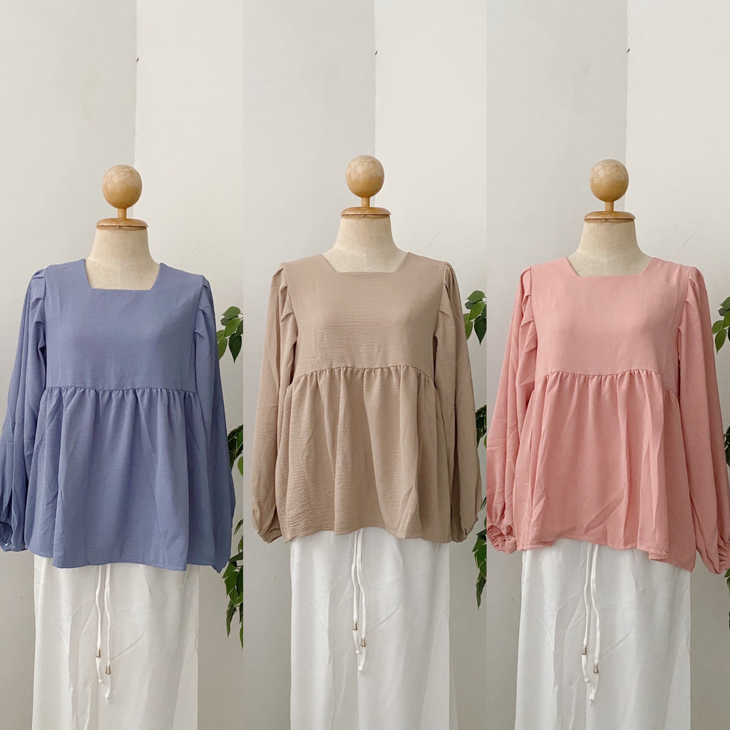 Short Babydoll Tops - Square Neck (new)