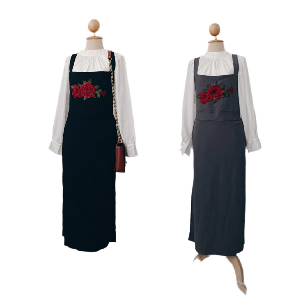 Stylish Adjustable Pinafore Dress Sara