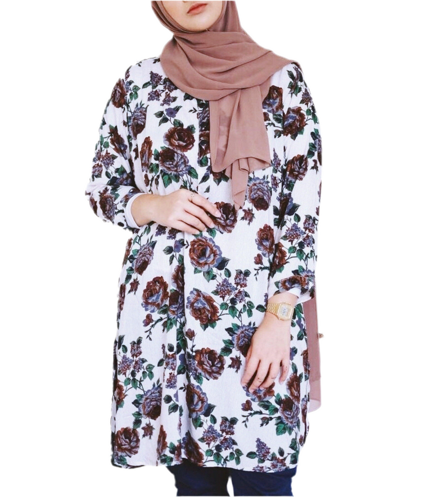 Floral Maxi Tunic – Flowy & Elegant