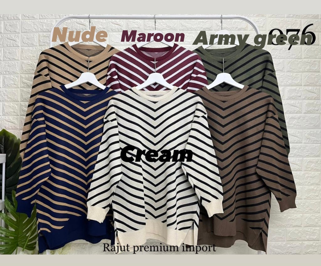 Korean V-Stripe Pullover – Comfy & Chic Everyday Knit
by Samiha Apparels