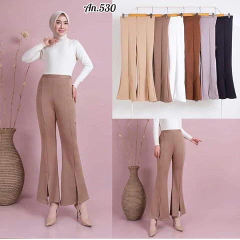 Cutbray Bell Bottom Pants – Sleek & Flowy