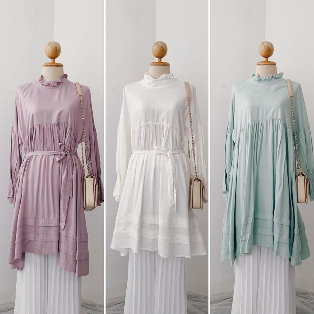 Plain Midi Dress - Layer ver 1