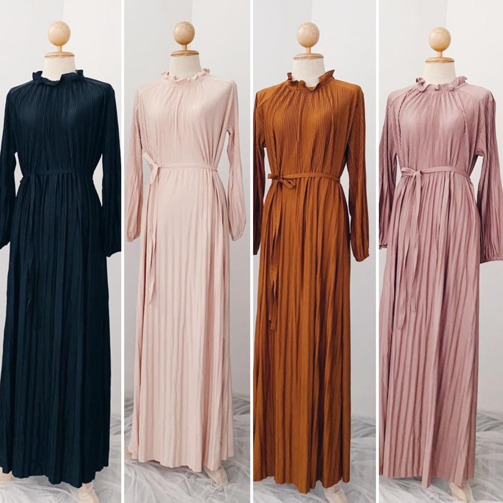 Pleated Maxi Dress - Sajni