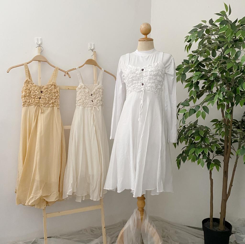 Slip on midi Dress Nailah