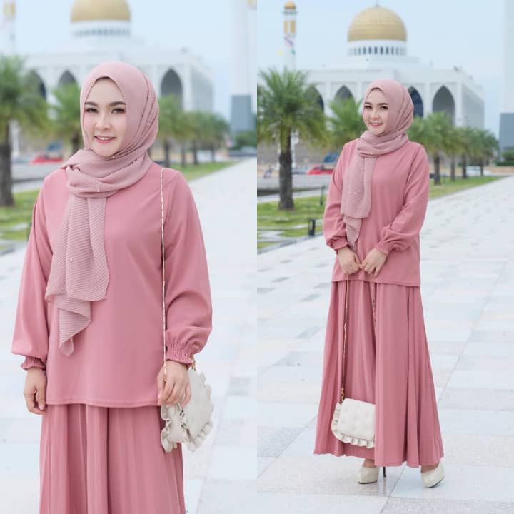 Pleated Skirts Kurung Sets - Iryani - Samiha Apparels
