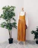 Pleated Slip On Dress - Adjustable