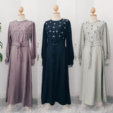 Jewel Maxi Dress – Elegant Stone-Embellished Modest Wear