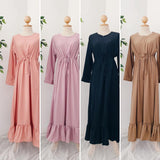 Namirah Maxi Dress – Modest Elegance with Flowy Comfort
by Samiha Apparels