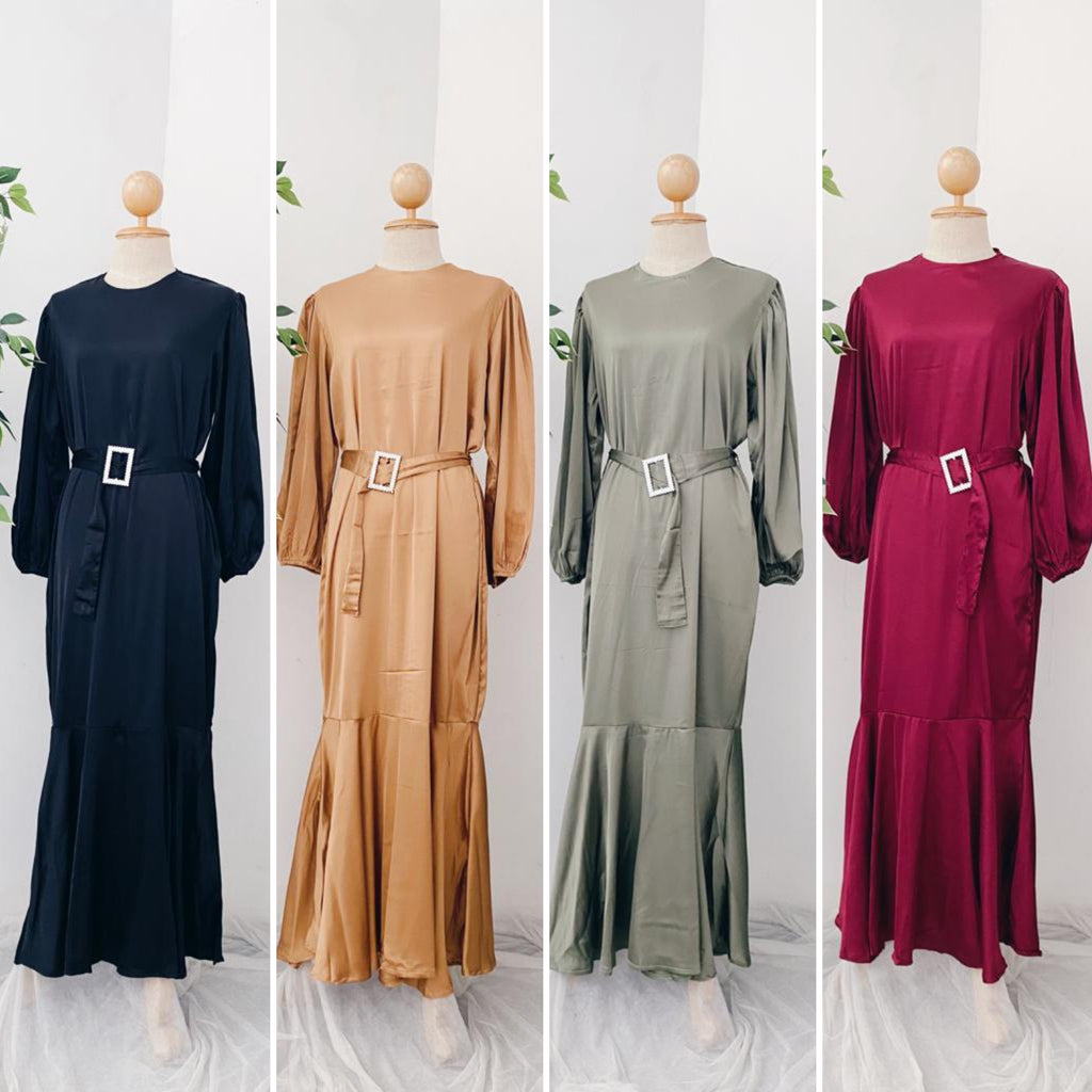 Silky Mermaid Maxi Dress