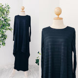 Silky Pleated Skirt &  Tunic