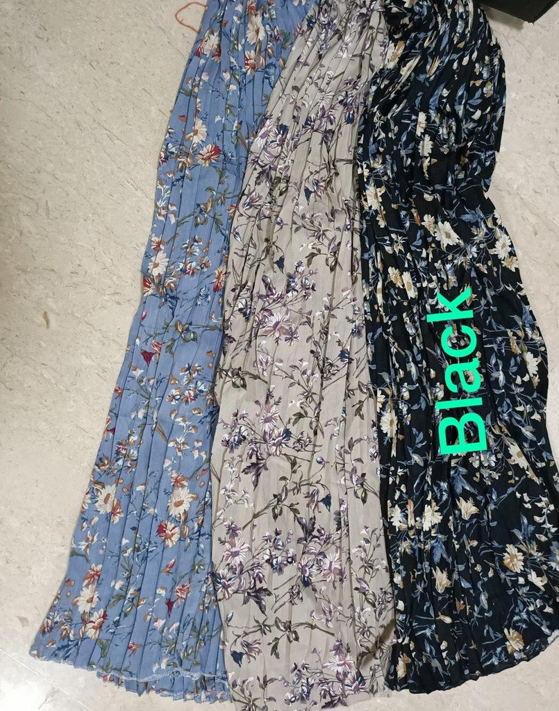 Pleated Skirt - Raeesah - Samiha Apparels