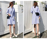 orean Striped Midi Dress – Everyday