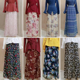 Printed Chiffon  Skirt