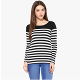 Samiha Basic Striped Top