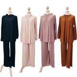 Pleated Set Pants & Top's