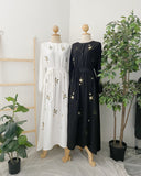 Embroidery Maxi  Dress - KYOKO