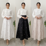 Embroidery Tiered Skirt – Effortless Elegance in Every Step!