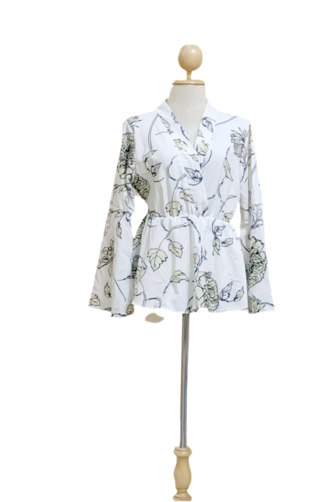 Bella Peplum Top – Mihana | Elegant & Modest