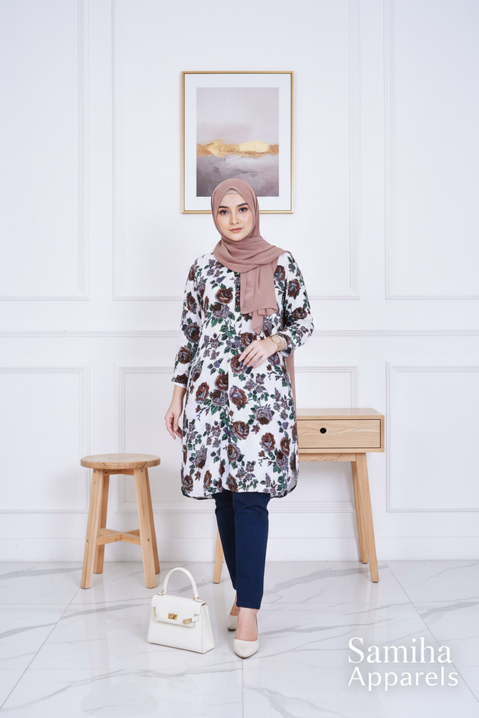 Floral Maxi Tunic – Flowy & Elegant