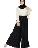 Pleated Chiffon Culottes – Flowy & Elegant