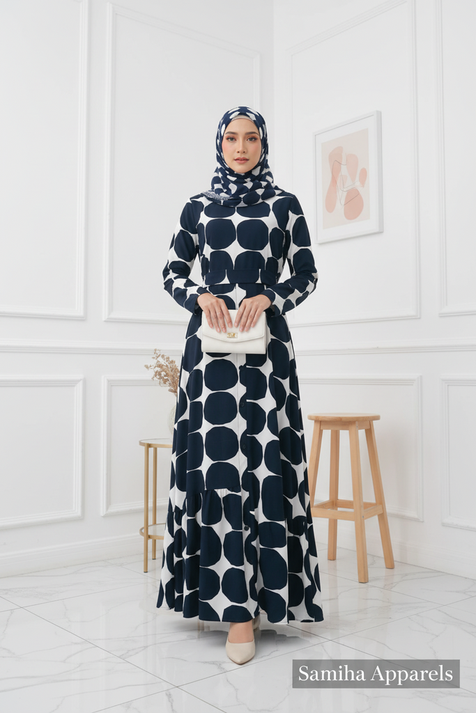 Alsa Button Skirt & Tops - Free Size