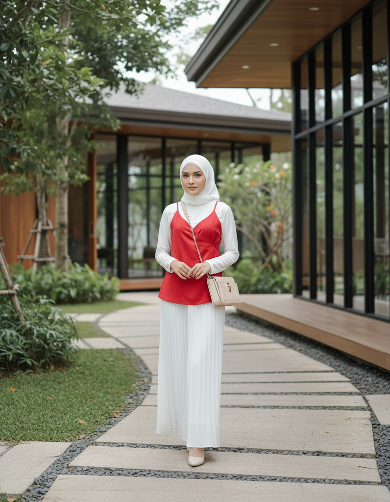 Short Slip On Top - Satin