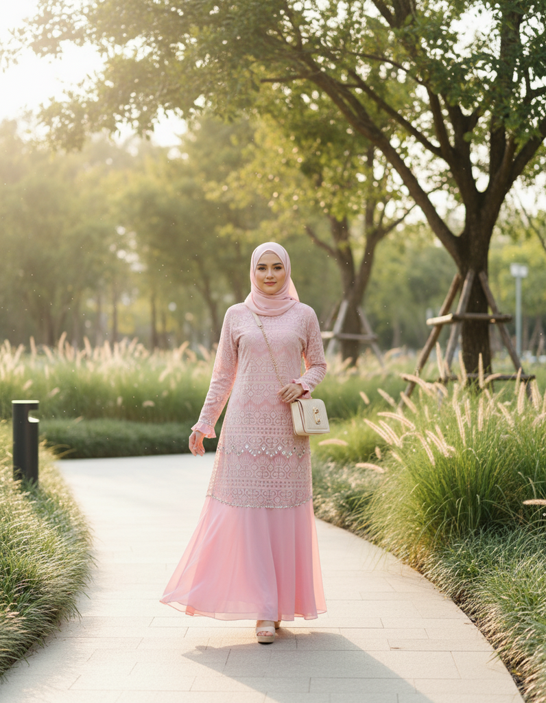 Eyelet Maxi Dress V1