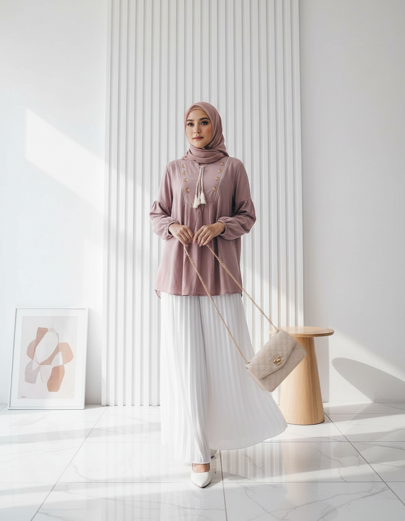 Embroidery Tessal Tops - Jeyya