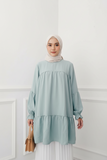 Plain Ruffle Tunic – Effortless Elegance in Every Layer