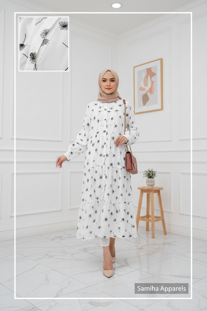 Dandelion Button Maxi Dress