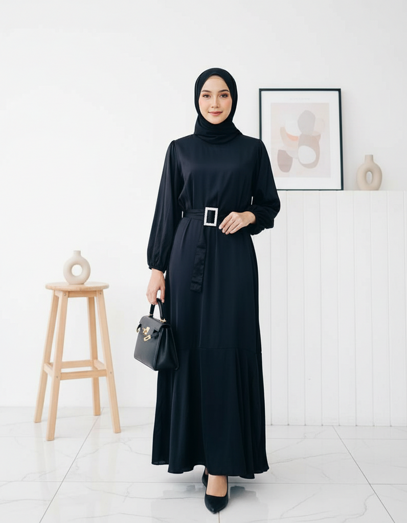 Silky Mermaid Maxi Dress