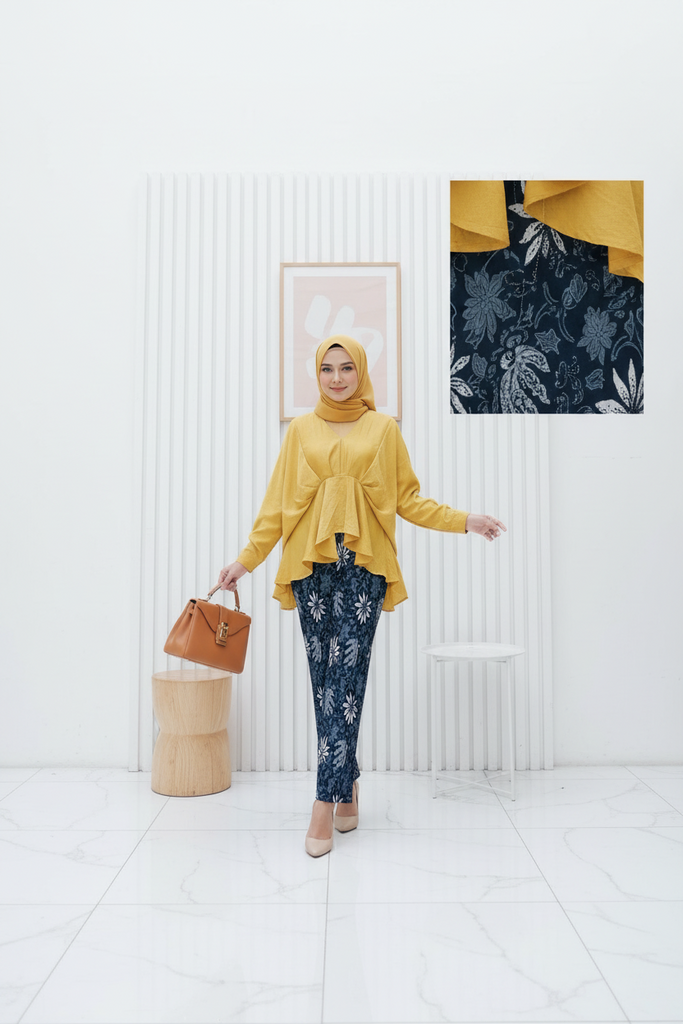 Silky Kimono Batwing Top