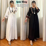 Embroidery Maxi Dress - Luxio