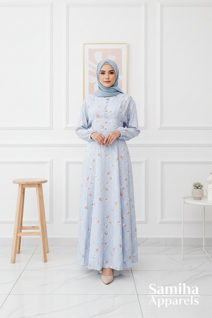 Ehir Maxi Dress – Modest Grace in Every Step