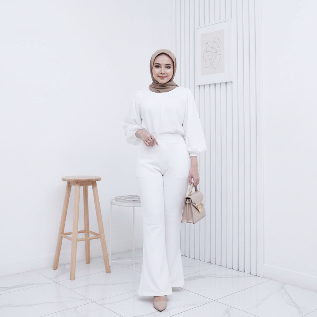 Scuba Bell Bottom Pants – Sleek, Stretchy & Stylish