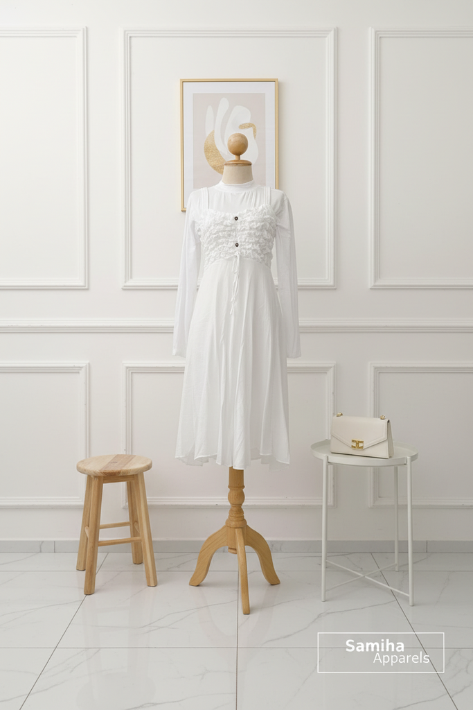 Slip on midi Dress Nailah