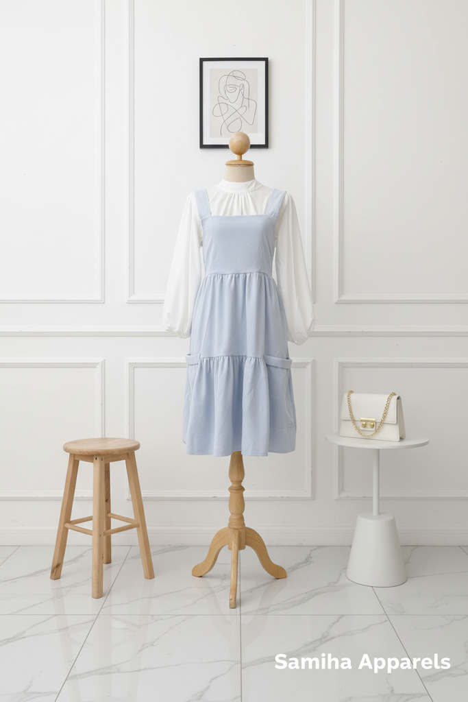 Slip-On Spandex Midi Dress – Stretchy, Soft & Modest Fit
by Samiha Apparels