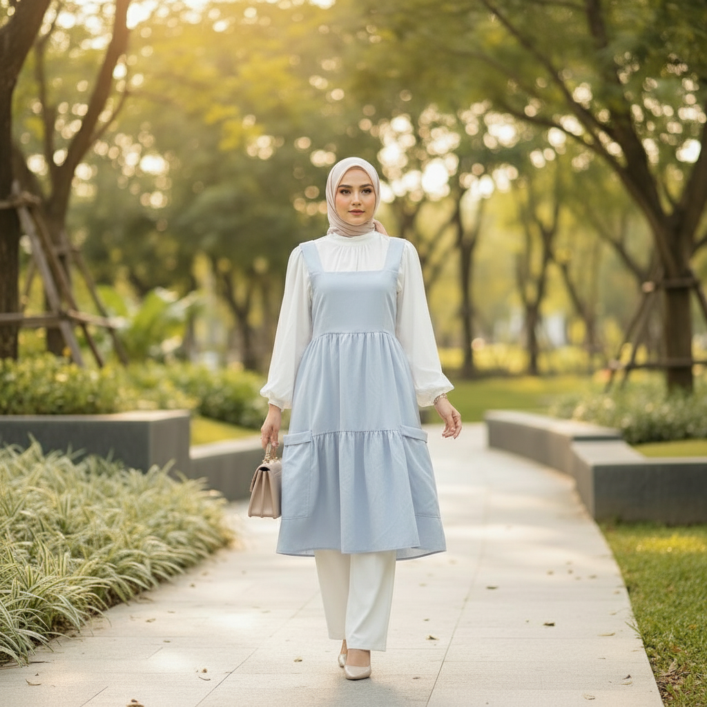 Slip-On Spandex Midi Dress – Stretchy, Soft & Modest Fit
by Samiha Apparels