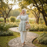 Ruffle Tiered Slip-On Top – Flowy, Feminine & Modest