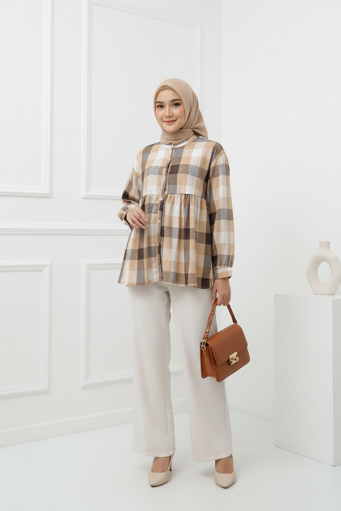 Checkered Babydoll (new)