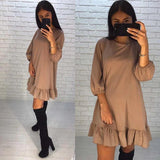 Ruffle Dress - Celia