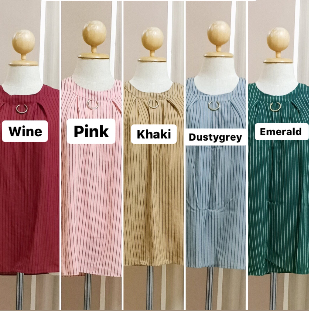 Stripe doll Tops  (Instock) - Samiha Apparels