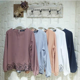 Korean Embroidered Tops - Malinda
