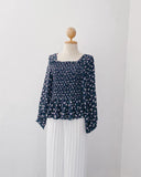 Smocked Peplum Top  - Nansi