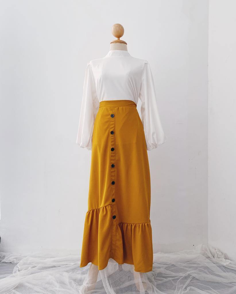 Ruffle Button Skirt - Samiha Apparels