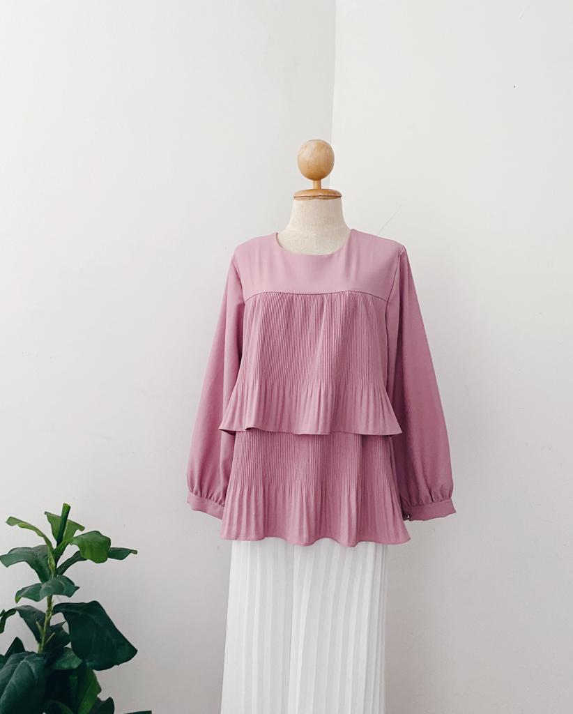 Pleated Layer Top
