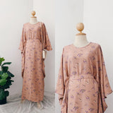 “Gardenia Baby Flower Kaftan – Flowy Modest Outfit”
