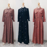 Ezzah Embroidery Maxi Dress