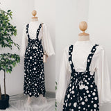 Suspender Skirt - Polka