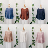 Smocked Plain Tops inaaraah
